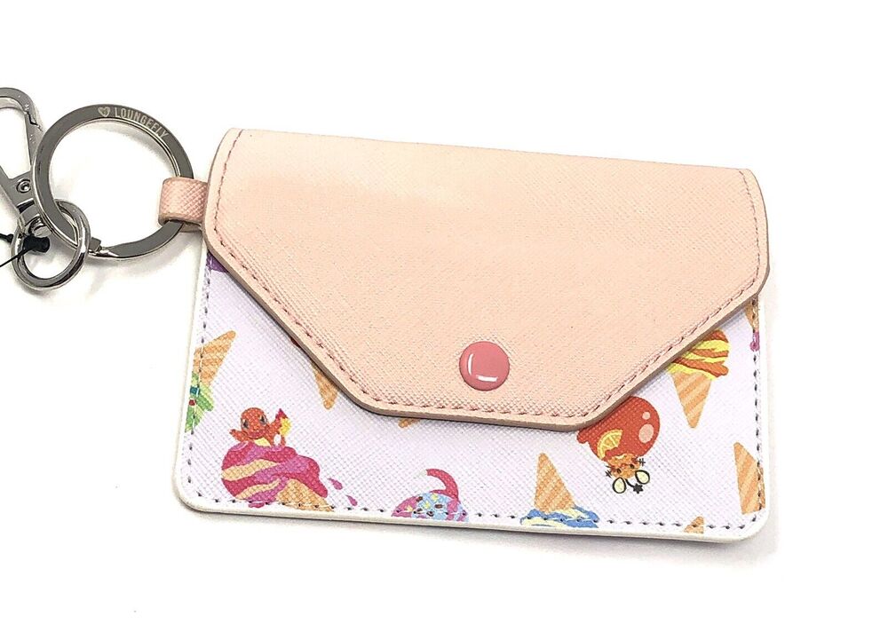 Loungefly Pokemon Ice Cream Keyring Card Holder Pouch Bag Charm Pokemikke NWT